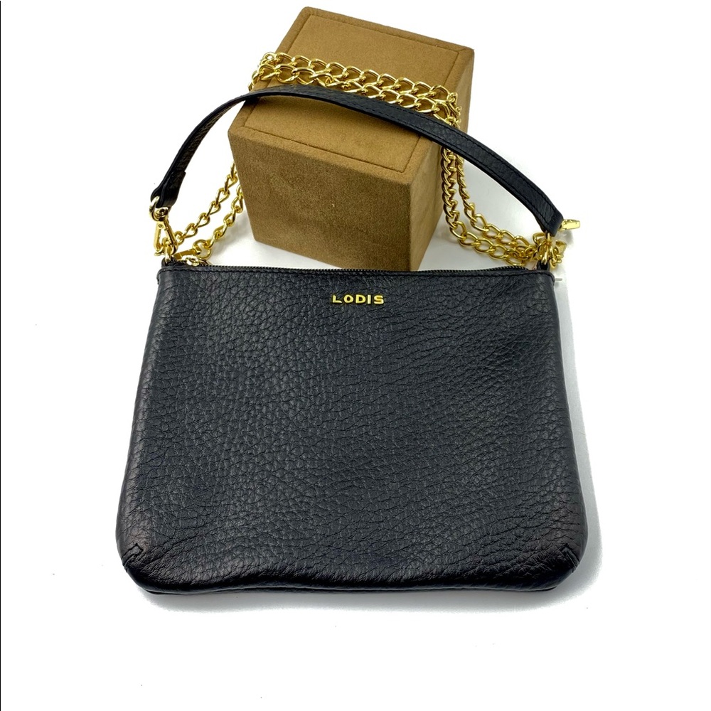 LODIS Emily Black Convertible Crossbody Bag NWOT